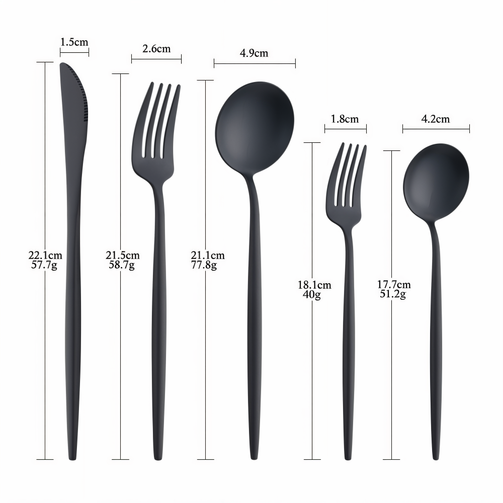 Roviano – Stainless Steel Cutlery Set 4 Piece Box Set