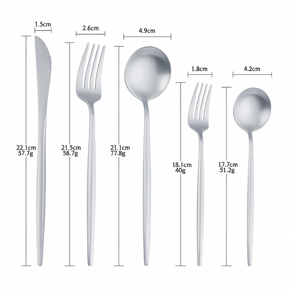 Roviano – Stainless Steel Cutlery Set 4 Piece Box Set