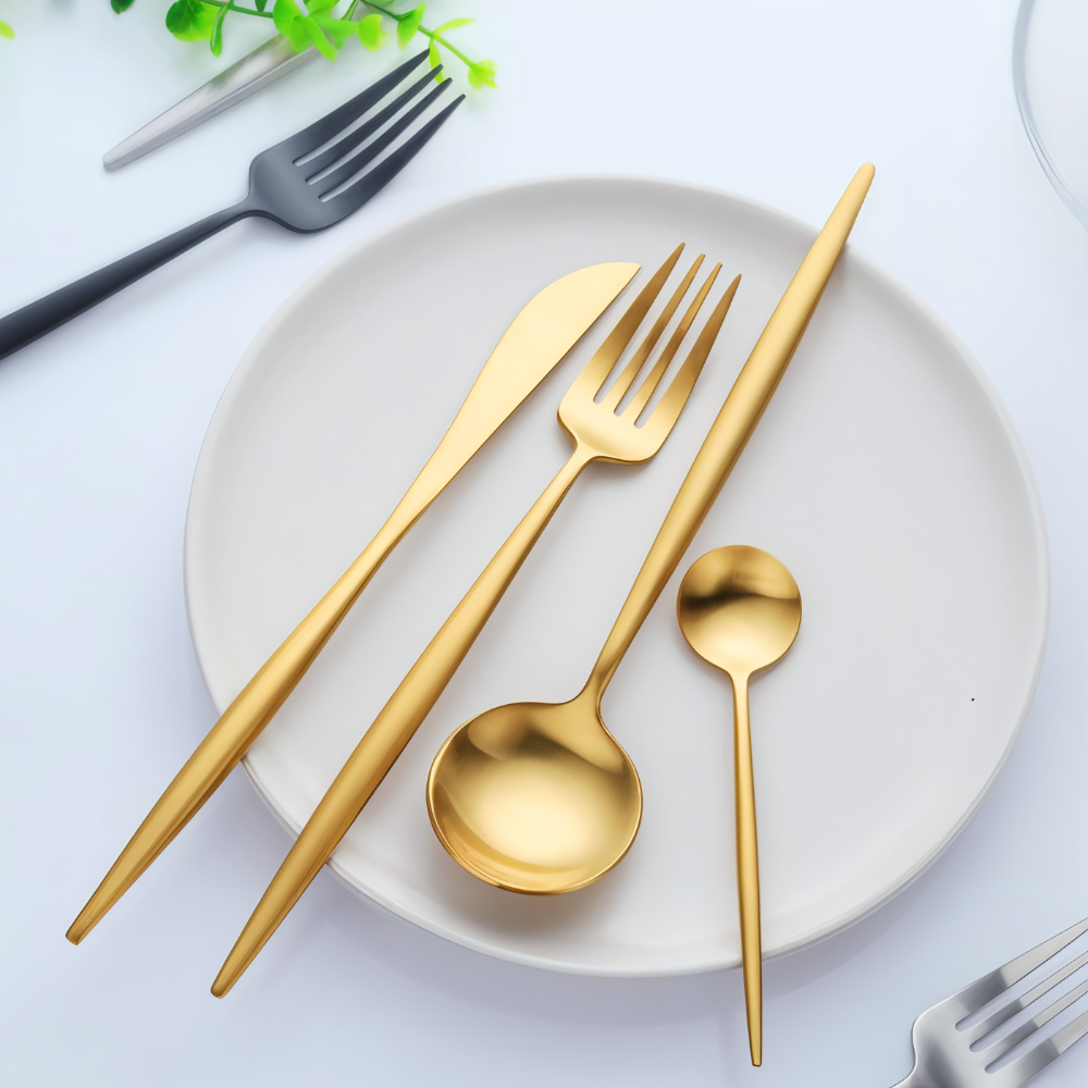 Roviano – Stainless Steel Cutlery Set 4 Piece Box Set