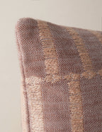 Tessera Throw Pillow | Offset Stripe Motif, Modern Design