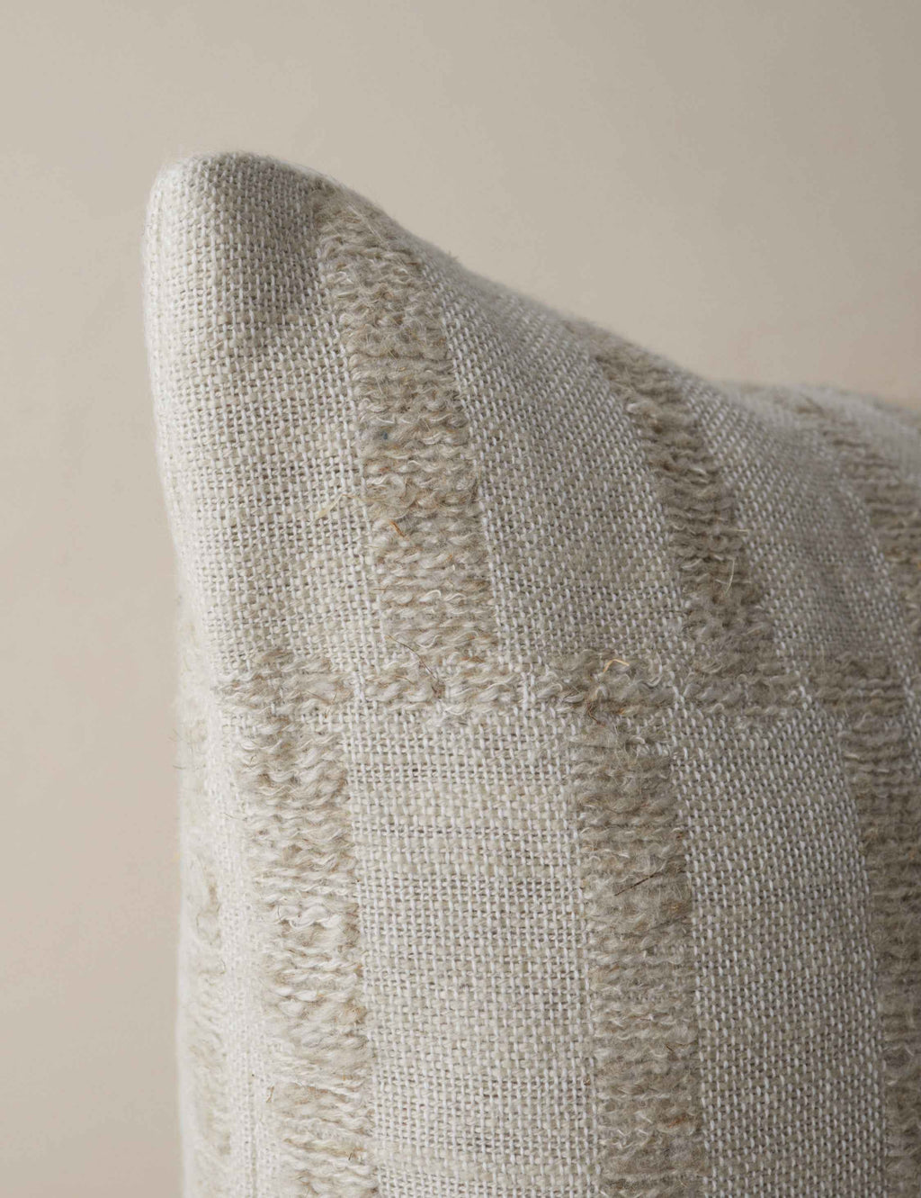 Tessera Throw Pillow | Offset Stripe Motif, Modern Design