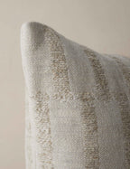 Tessera Throw Pillow | Offset Stripe Motif, Modern Design