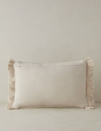 Talon Indoor/Outdoor Pillow | Chunky Fibers, Generous Fringe