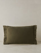 Talon Indoor/Outdoor Pillow | Chunky Fibers, Generous Fringe