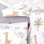 TierFriends: Storage Bag with Safari Print – Durable, Lightweight & Practical for Baby Accessories & Travel (Set of 3)