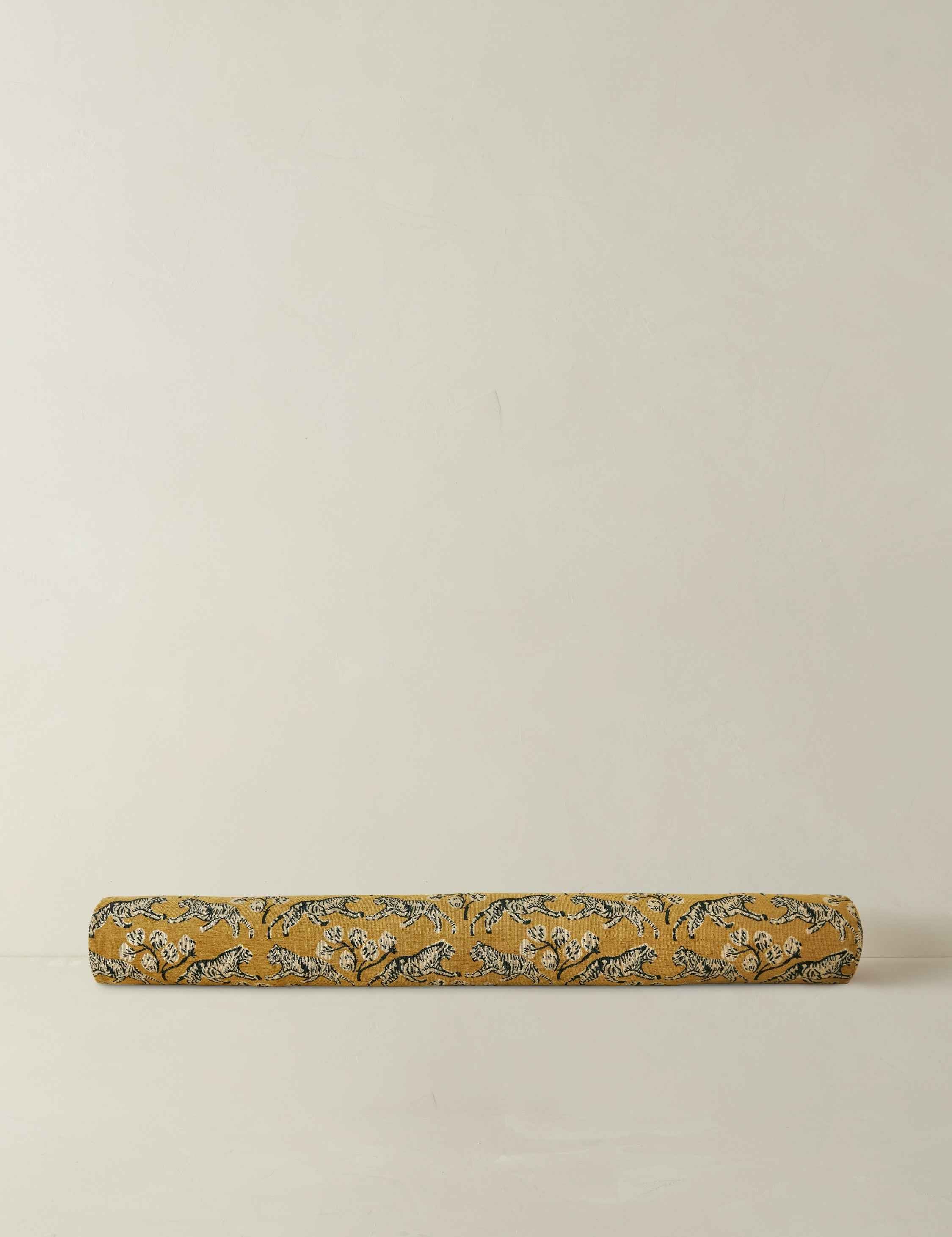Bristol Tiger Jacquard Bolster Pillow | Oversized, Exclusive Design