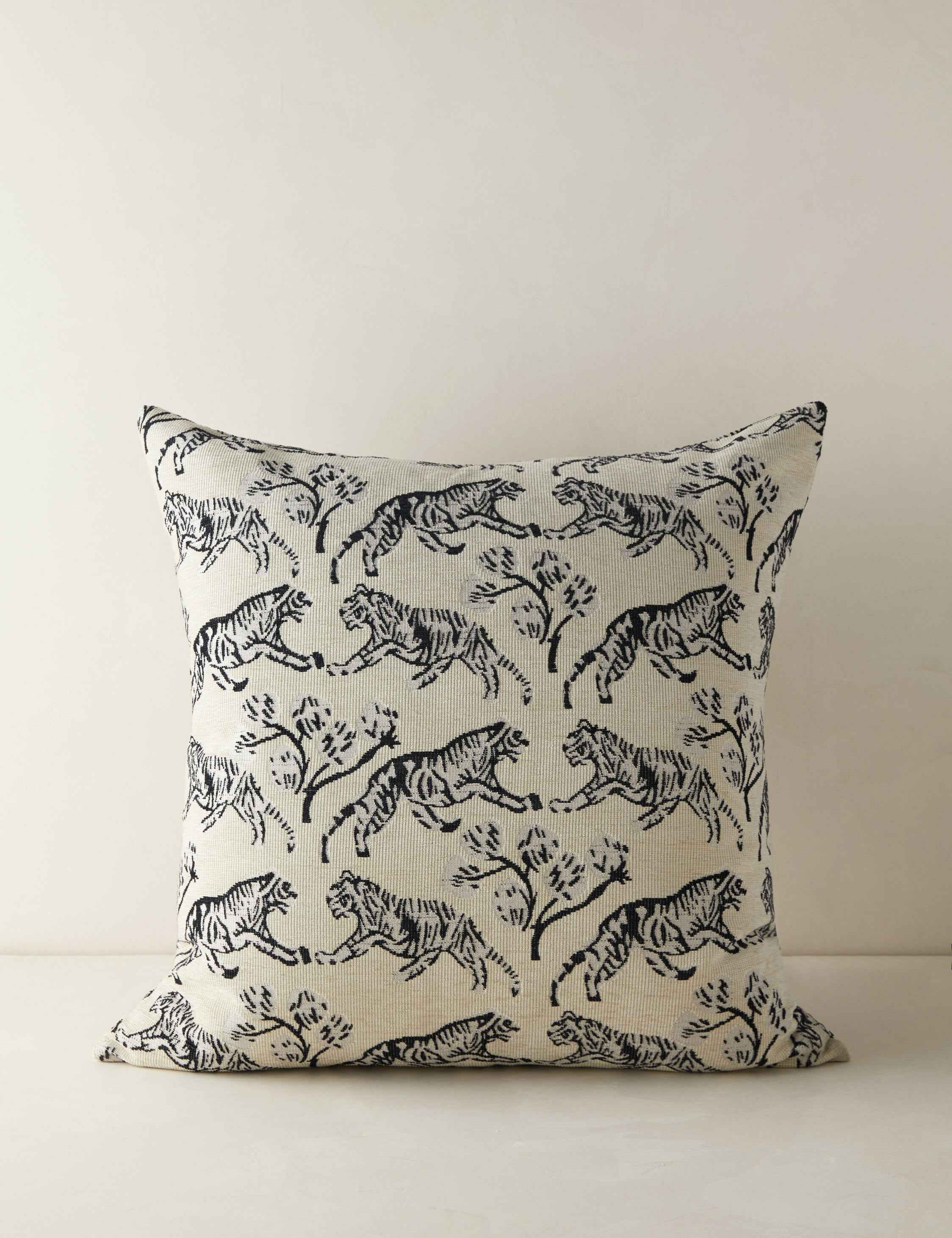 Tigris Jacquard Pillow | Unique Tiger Print, Exclusive Design