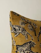 Tigris Jacquard Pillow | Intricate Tiger Print, Exclusive Design