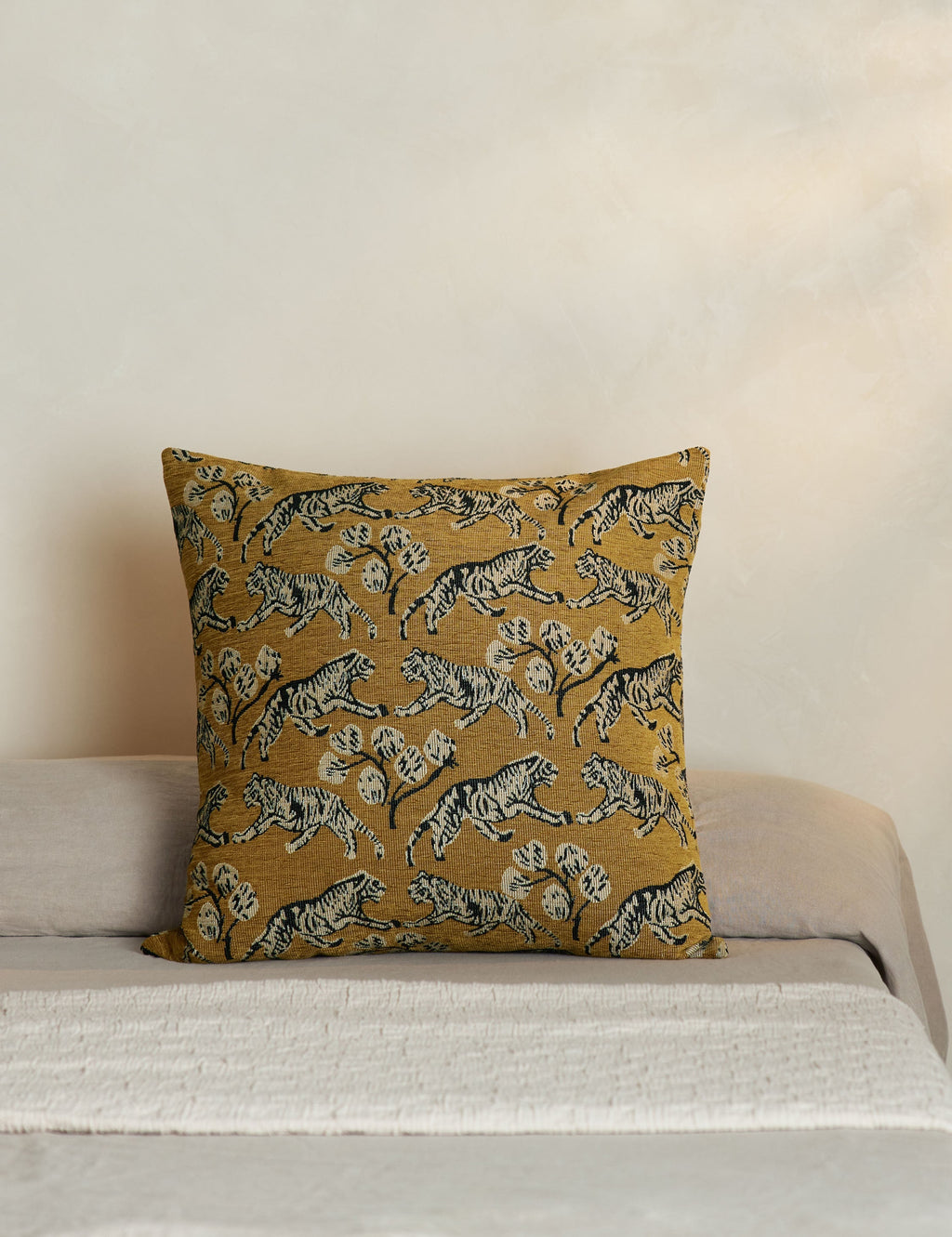 Tigris Jacquard Pillow | Unique Tiger Print, Exclusive Design