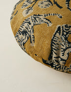 Tango Jacquard Pillow | Intricate Tiger Print Design