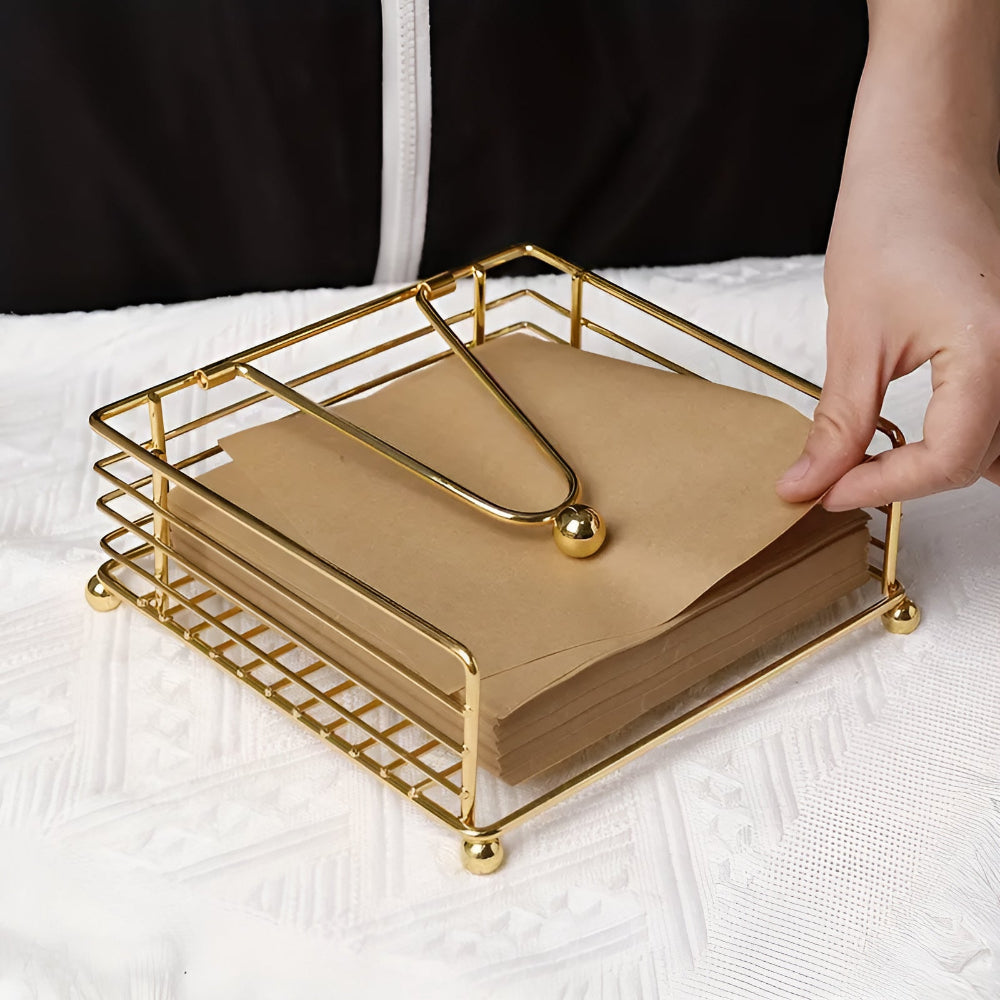 TableShine: Napkin Holder Made of Iron – Modern, Decorative & Durable for Kitchen & Dining Table
