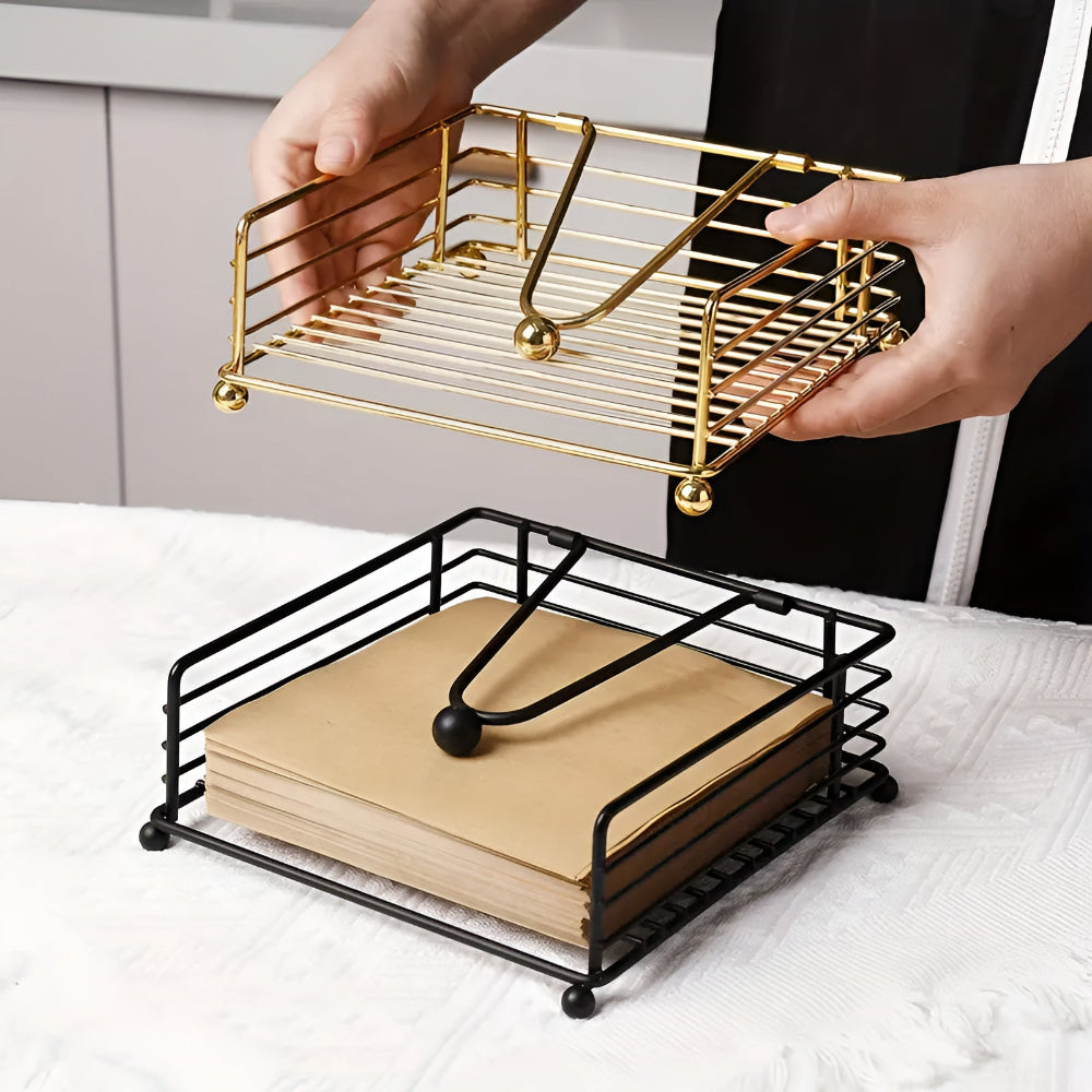 TableShine: Napkin Holder Made of Iron – Modern, Decorative & Durable for Kitchen & Dining Table