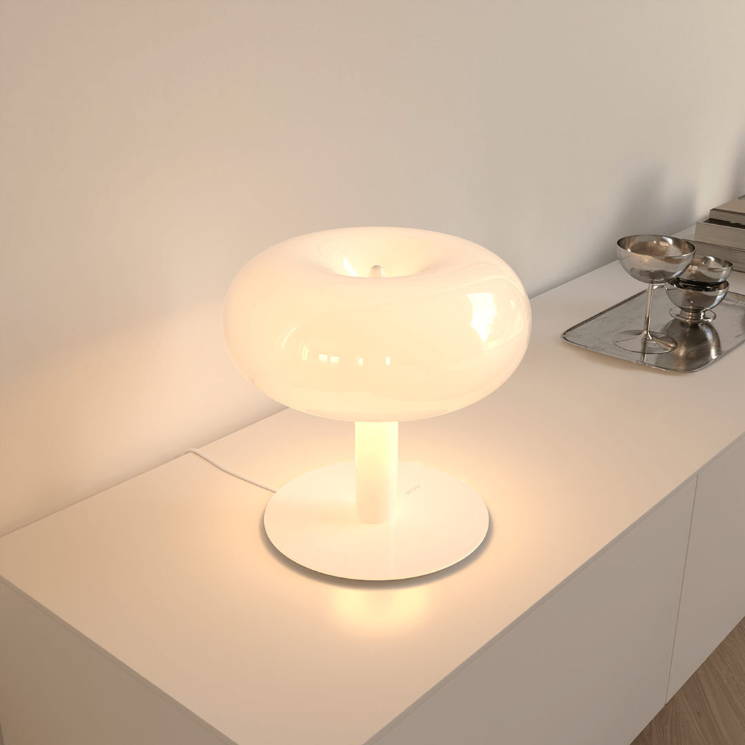 Lumo LED Table Lamp | Dimmable Touch, Retro Mushroom Design