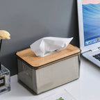 Tissue Holder Plastic Desktop Tissue Storage Organizer