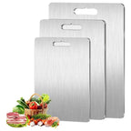 TitanClean: Stainless Steel Cutting Board with Antibacterial Surface & Scratch-Resistant Structure – for Hygienic Kitchen Work