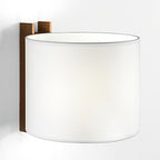 Beech Wood Wall Lamp with Parchment Shade