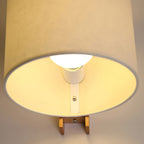 Beech Wood Wall Lamp with Parchment Shade