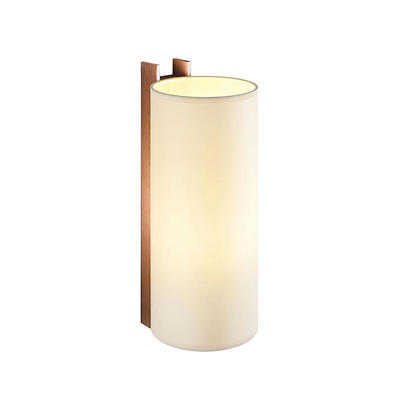 Beech Wood Wall Lamp with Parchment Shade