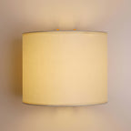 Beech Wood Wall Lamp with Parchment Shade