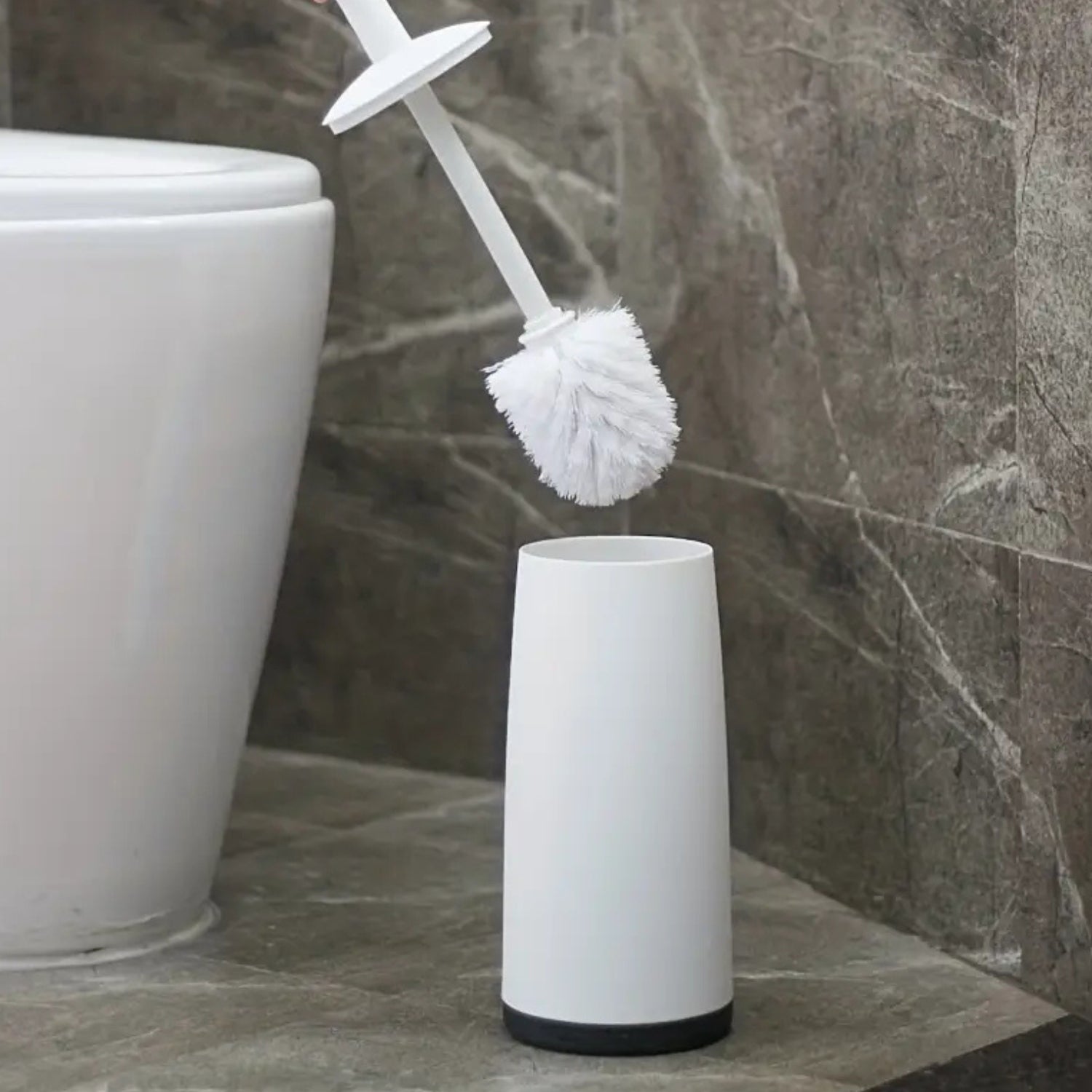 Toilet Brush Cleaner, Durable Plastic, Compact Design, Easy Maintenance