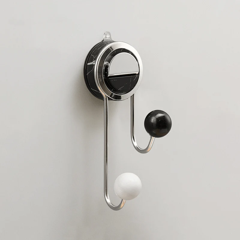 Toilet Paper Holder Stainless Steel Suction Mount Wood Grain Finish
