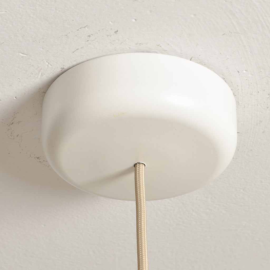 Spherical Aluminum Dome Pendant Light, Mid-Century
