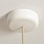 Spherical Aluminum Dome Pendant Light, Mid-Century