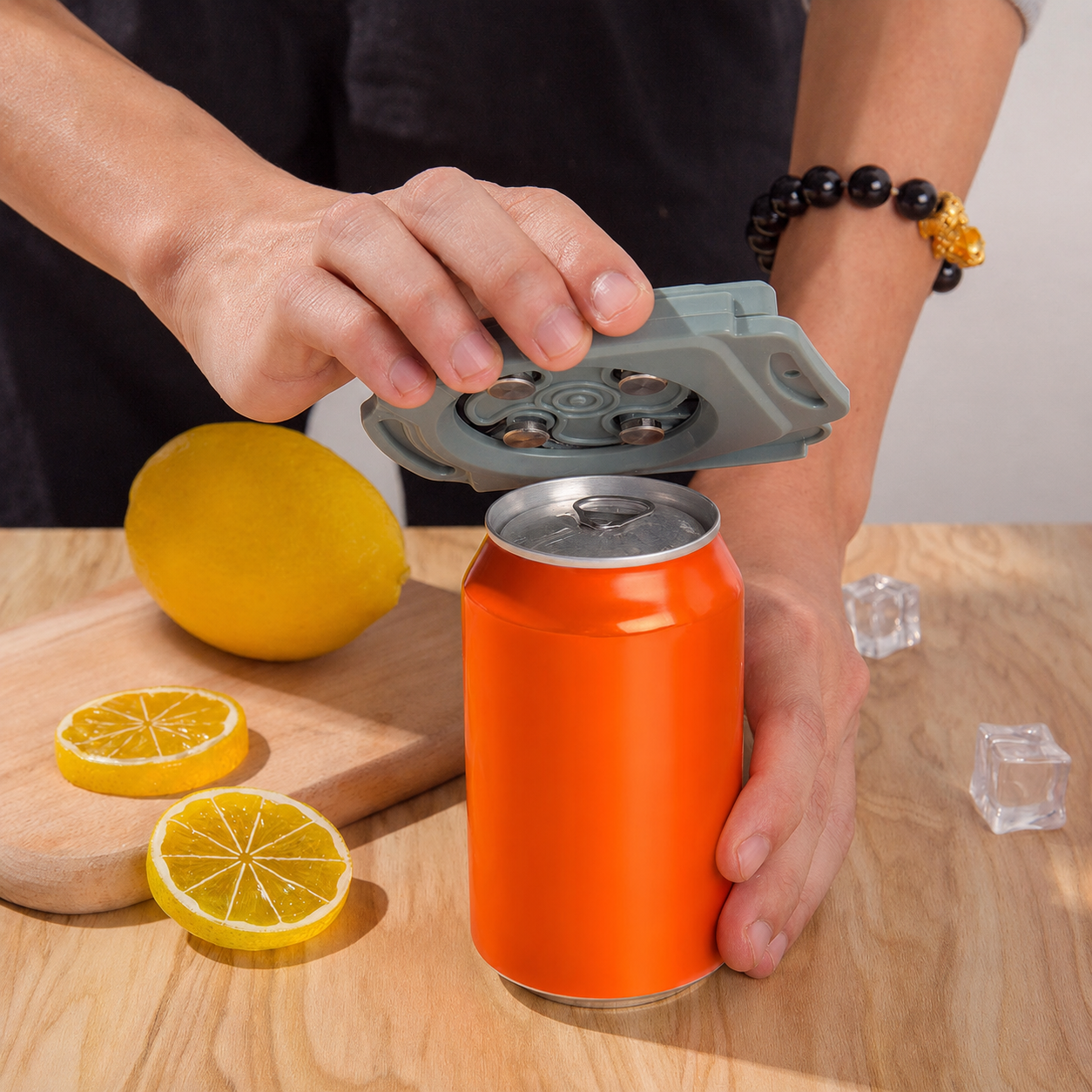 Topless Can Opener ABS Plastic Foldable Beverage Can Tool