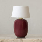 Cordless Petite Ceramic Table Lamp with Touch Shade
