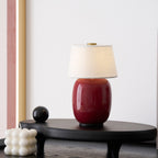 Cordless Petite Ceramic Table Lamp with Touch Shade