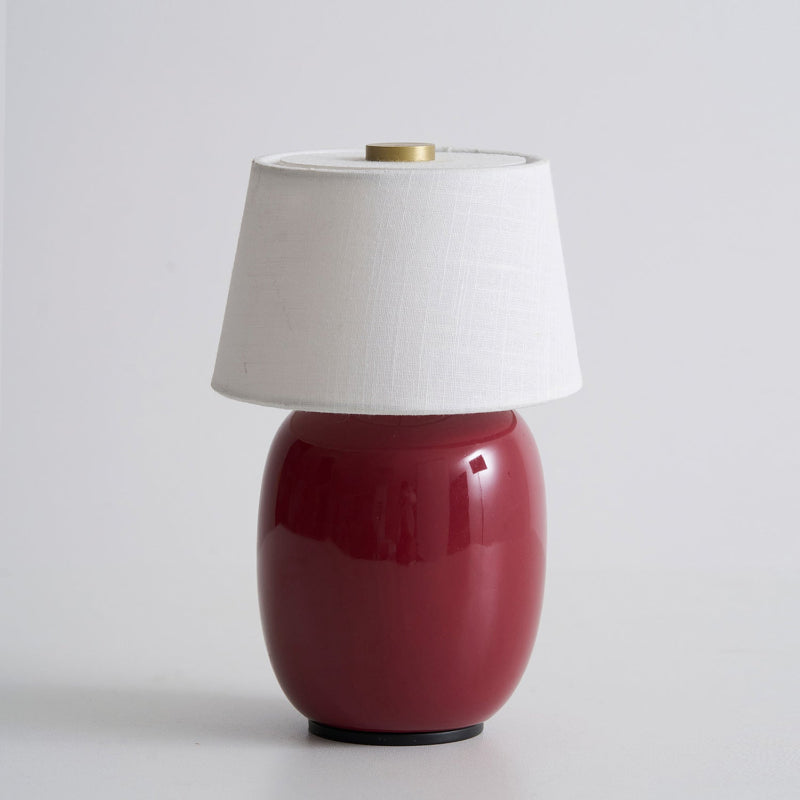 Cordless Petite Ceramic Table Lamp with Touch Shade