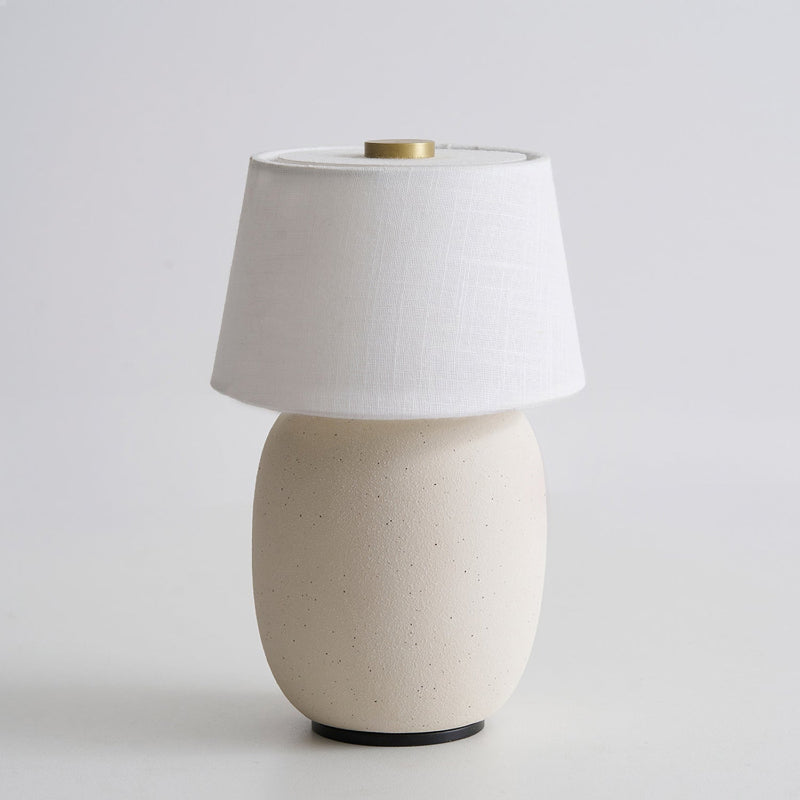 Cordless Petite Ceramic Table Lamp with Touch Shade