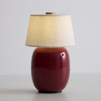 Cordless Petite Ceramic Table Lamp with Touch Shade