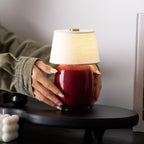 Cordless Petite Ceramic Table Lamp with Touch Shade