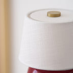 Cordless Petite Ceramic Table Lamp with Touch Shade