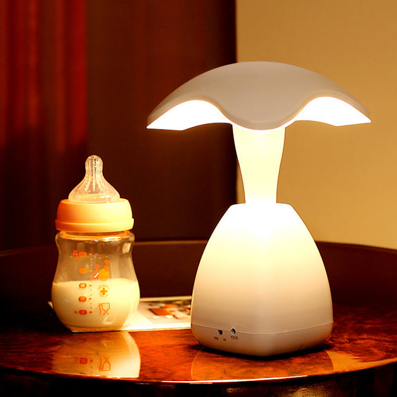 Mushroom Table Lamp, Touch Control, Rechargeable Battery