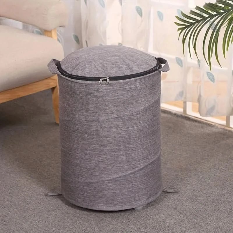 Toy Storage Box Polyester Organizer with Removable Play Mat