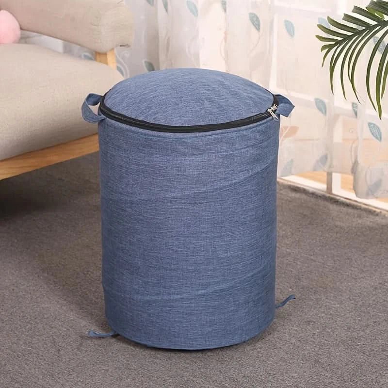 Toy Storage Box Polyester Organizer with Removable Play Mat