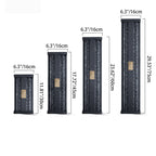 Traditional Rectangular Solar LED Wall Sconce 1-Light