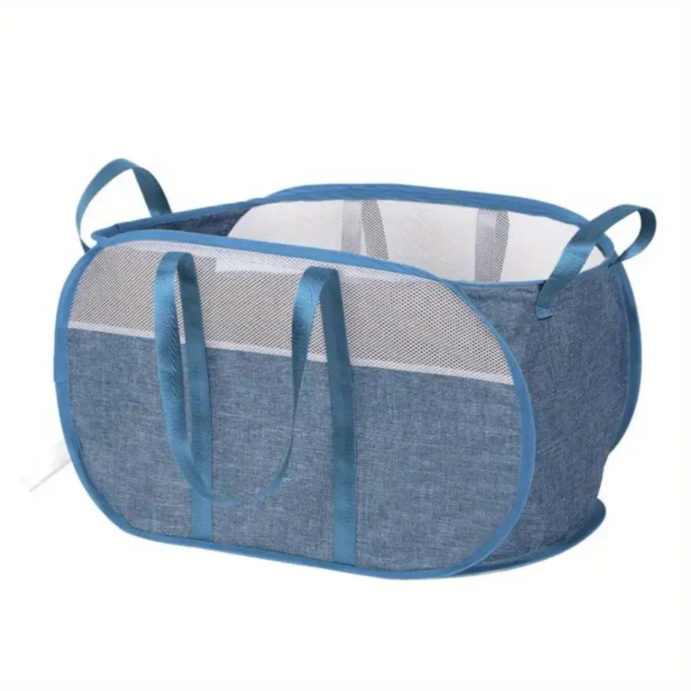 TragenFrisch: Portable Laundry Basket – Space-Saving, Durable & Practical for Student Dorms, Bathrooms & Bedrooms
