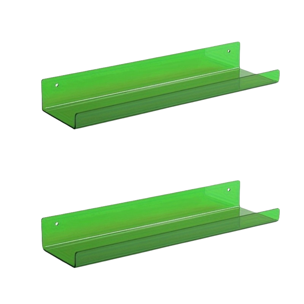 TranspaStil: Decorative Wall Shelves – Robust, Easy to Care for & Hanging in Contemporary Design for Living Room & Kitchen