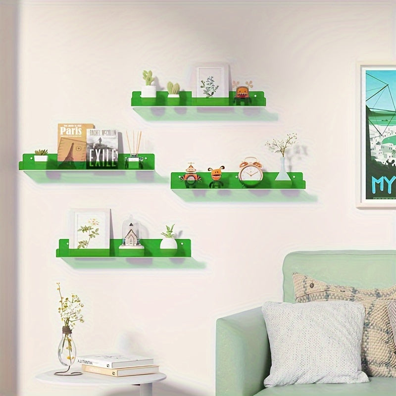 TranspaStil: Decorative Wall Shelves – Robust, Easy to Care for & Hanging in Contemporary Design for Living Room & Kitchen