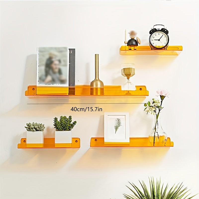 TranspaStil: Decorative Wall Shelves – Robust, Easy to Care for & Hanging in Contemporary Design for Living Room & Kitchen