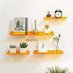TranspaStil: Decorative Wall Shelves – Robust, Easy to Care for & Hanging in Contemporary Design for Living Room & Kitchen