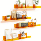TranspaStil: Decorative Wall Shelves – Robust, Easy to Care for & Hanging in Contemporary Design for Living Room & Kitchen
