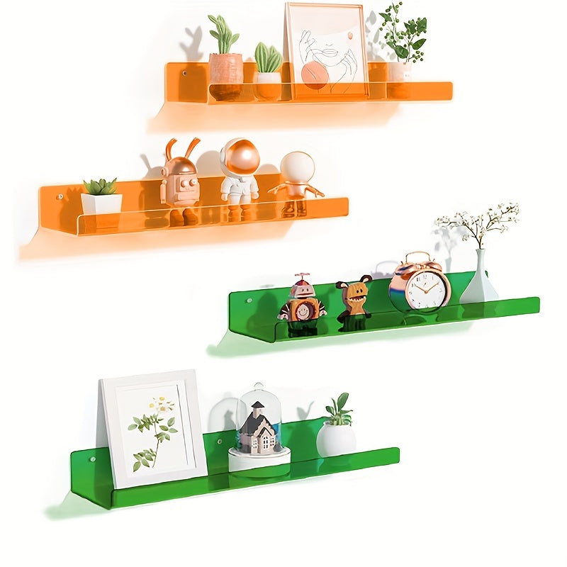 TranspaStil: Decorative Wall Shelves – Robust, Easy to Care for & Hanging in Contemporary Design for Living Room & Kitchen
