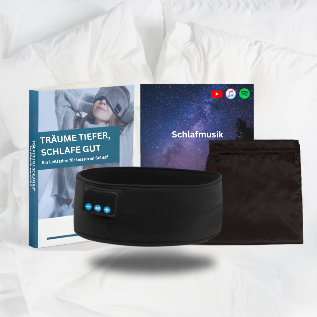 TraumBand: Bluetooth Sleep Mask – Comfortable, Lightproof & Relaxing for Restful Nights