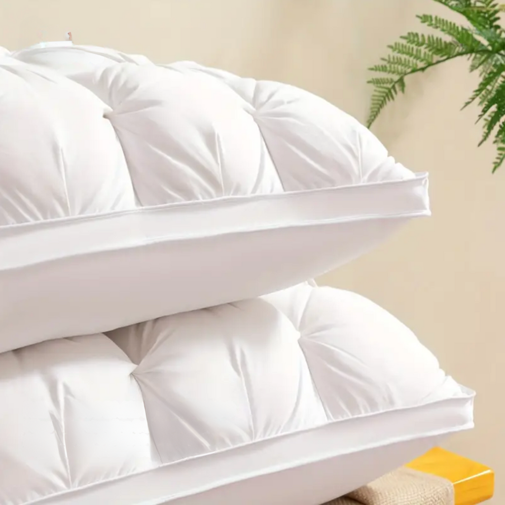 DreamNeck: Luxury Goose Down Pillow – Comfortable & Ergonomic Against Neck Pain