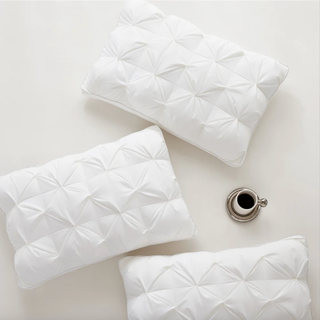 DreamNeck: Luxury Goose Down Pillow – Comfortable & Ergonomic Against Neck Pain