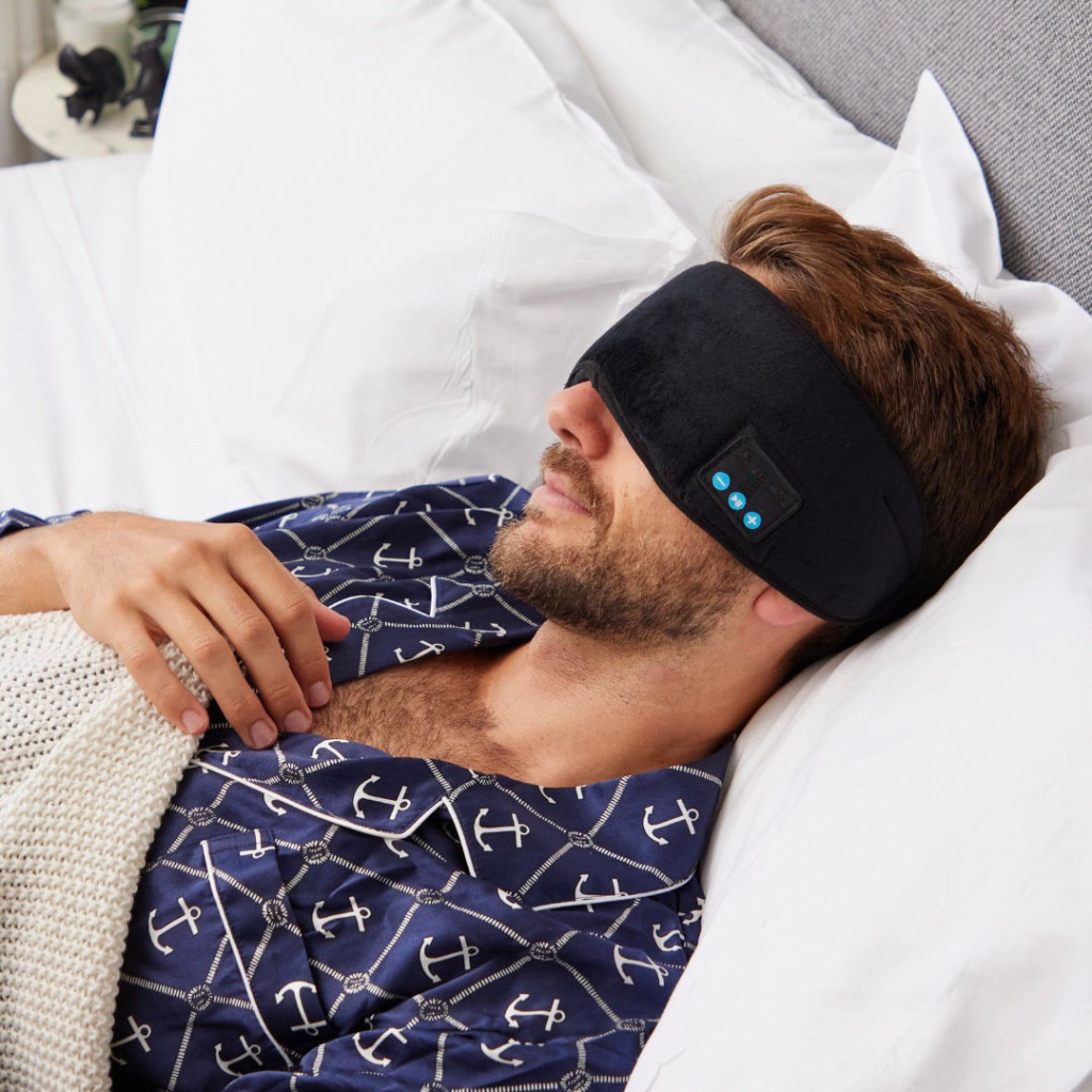 DreamQuiet: Sleep Mask with Bluetooth – Noise Blocker & Music Function for Better Sleep